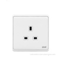 13A 250V 1 Gang BS Socket Outlet White